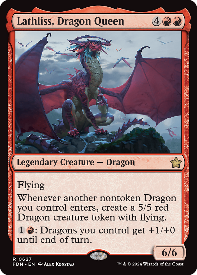 Image of Lathliss, Dragon Queen [Foundations]