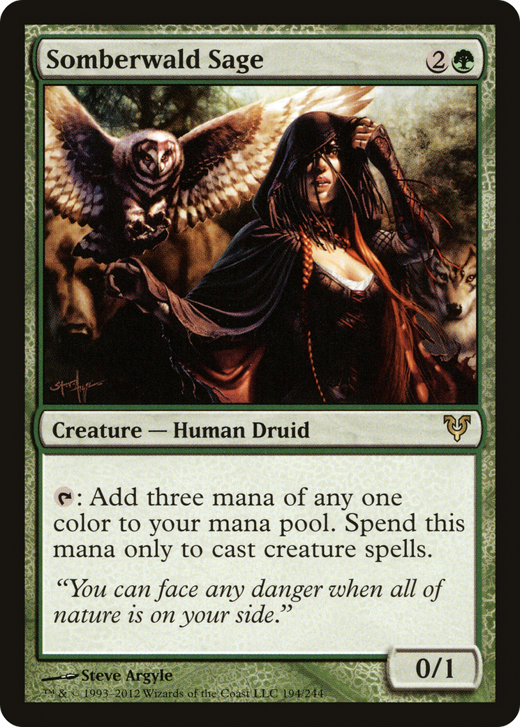 Image of Somberwald Sage [Avacyn Restored]