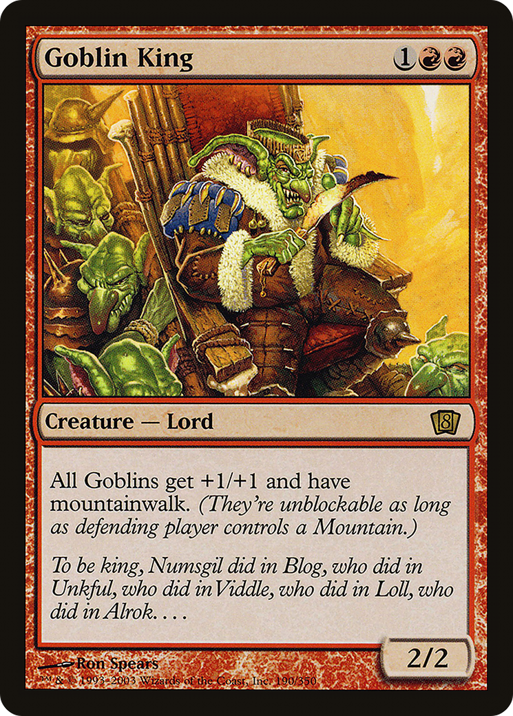 Image of Goblin King [Eighth Edition]