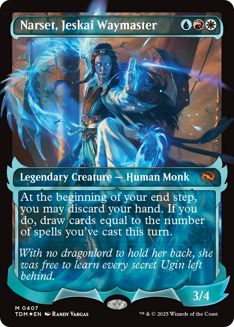 Image of Narset, Jeskai Waymaster (Showcase) [Tarkir: Dragonstorm]
