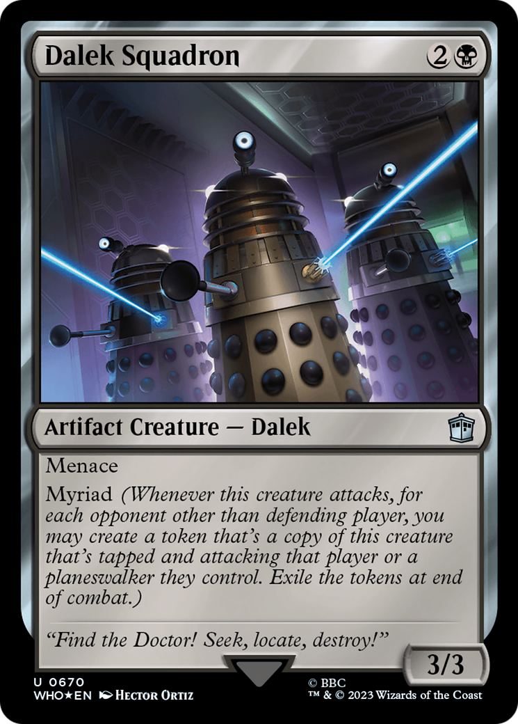 Image of Dalek Squadron (Surge Foil) [Doctor Who]
