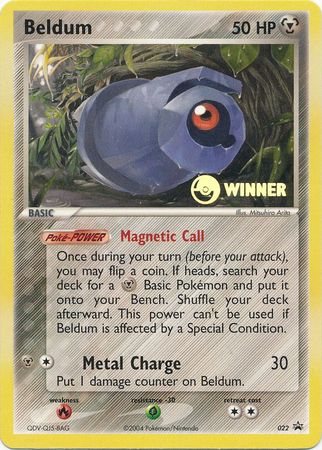 Image of Beldum (022) (Winner Promo) [League & Championship Cards]