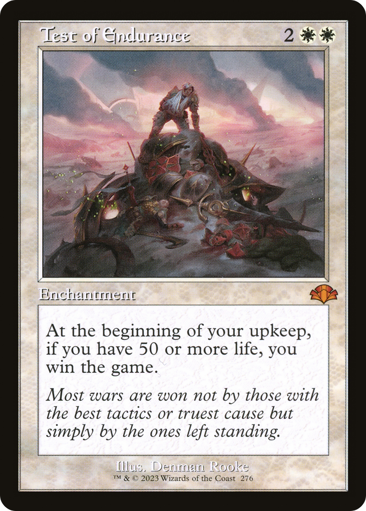 Image of Test of Endurance (Retro) [Dominaria Remastered]
