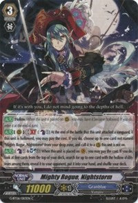 Image of Mighty Rogue, Nightstorm (G-BT06/083EN) [Transcension of Blade & Blossom]