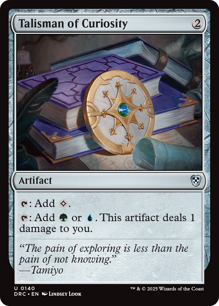 Image of Talisman of Curiosity [Aetherdrift Commander]