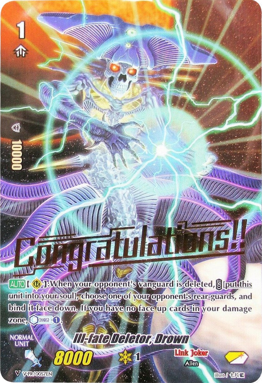 Image of Ill-fate Deletor, Drown (Hot Stamped) (V-PR/057EN) [V Promo Cards]