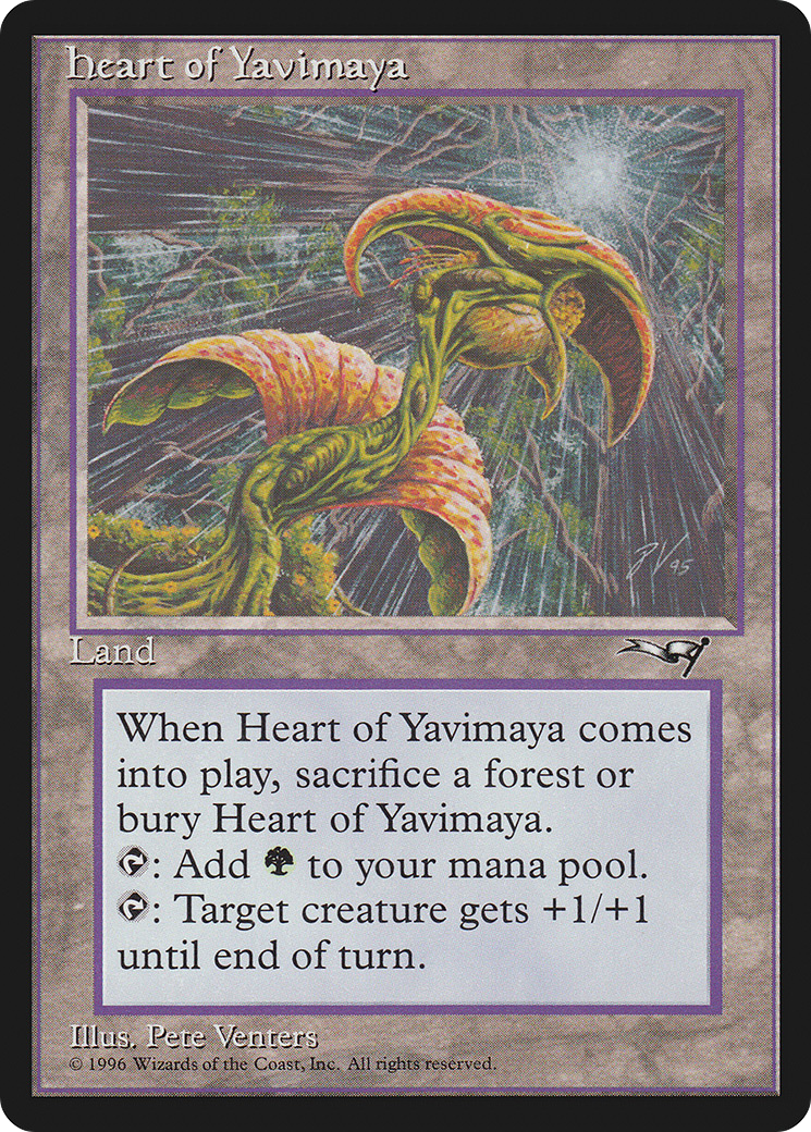 Image of Heart of Yavimaya [Alliances]