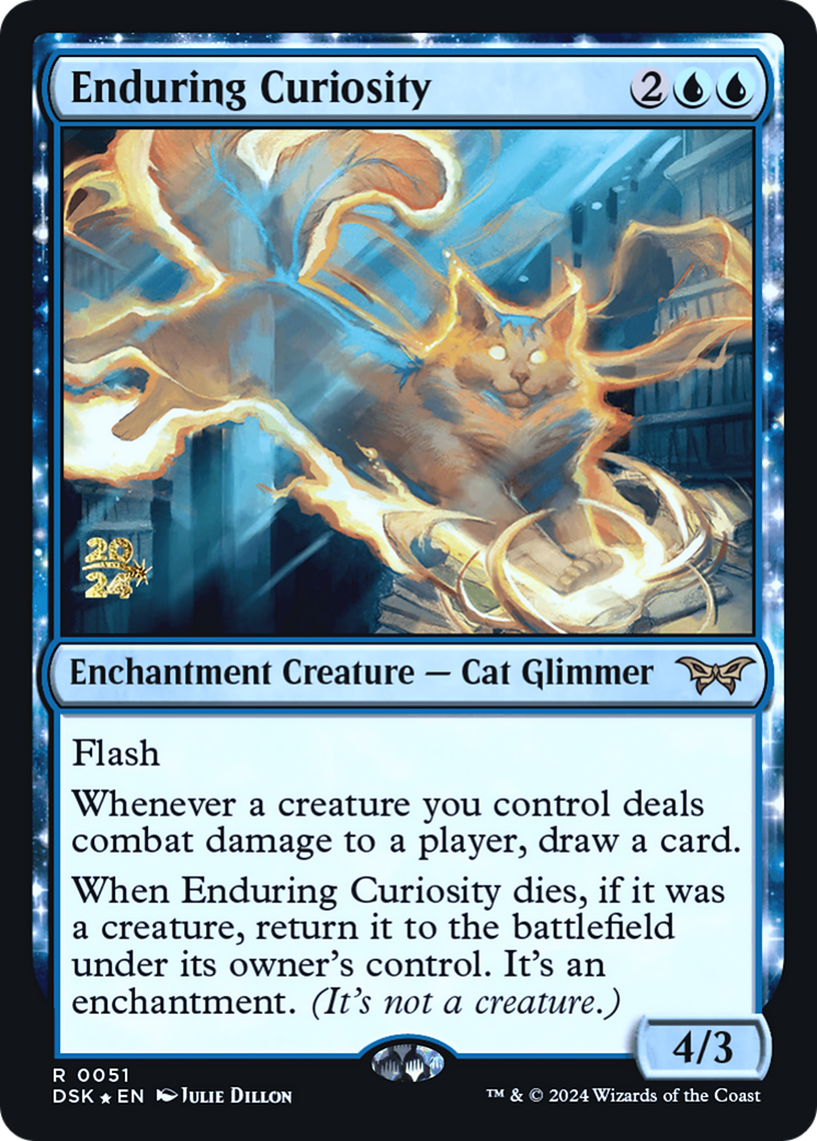 Image of Enduring Curiosity [Duskmourn: House of Horror Prerelease Promos]