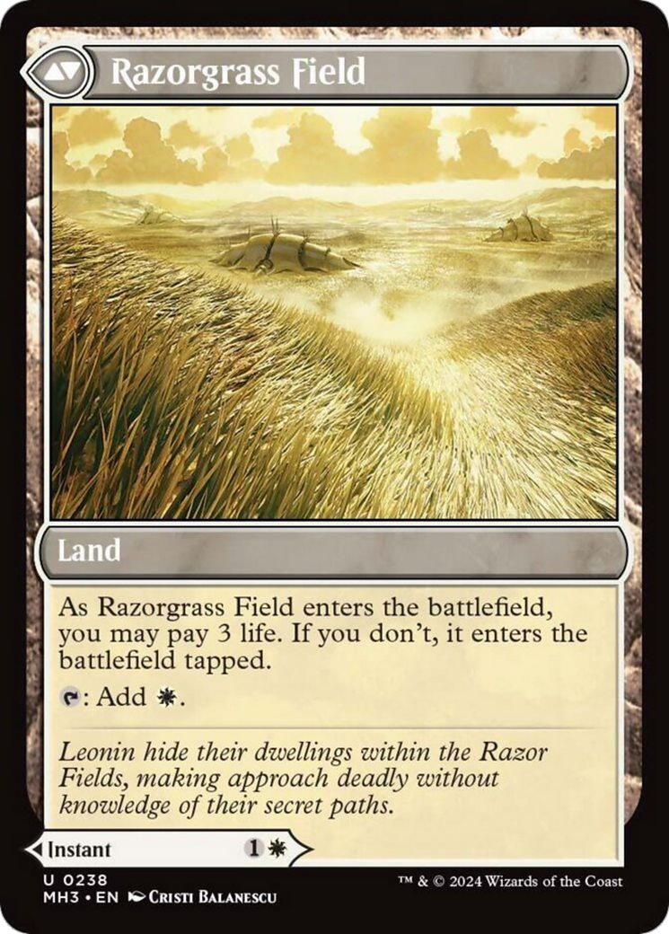Image of Razorgrass Ambush // Razorgrass Field [Modern Horizons 3]