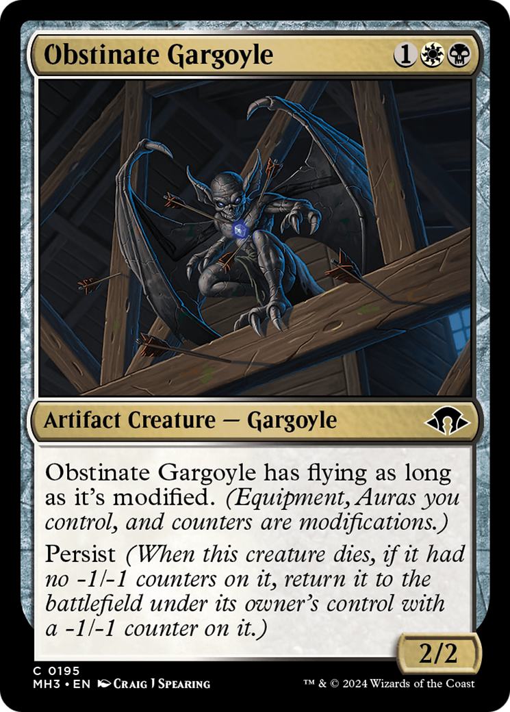 Image of Obstinate Gargoyle [Modern Horizons 3]