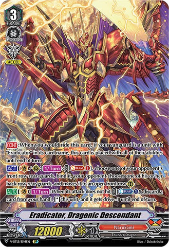 Eradicator, Dragonic Descendant (V-BT12/SP14EN) [Divine Lightning Radiance]