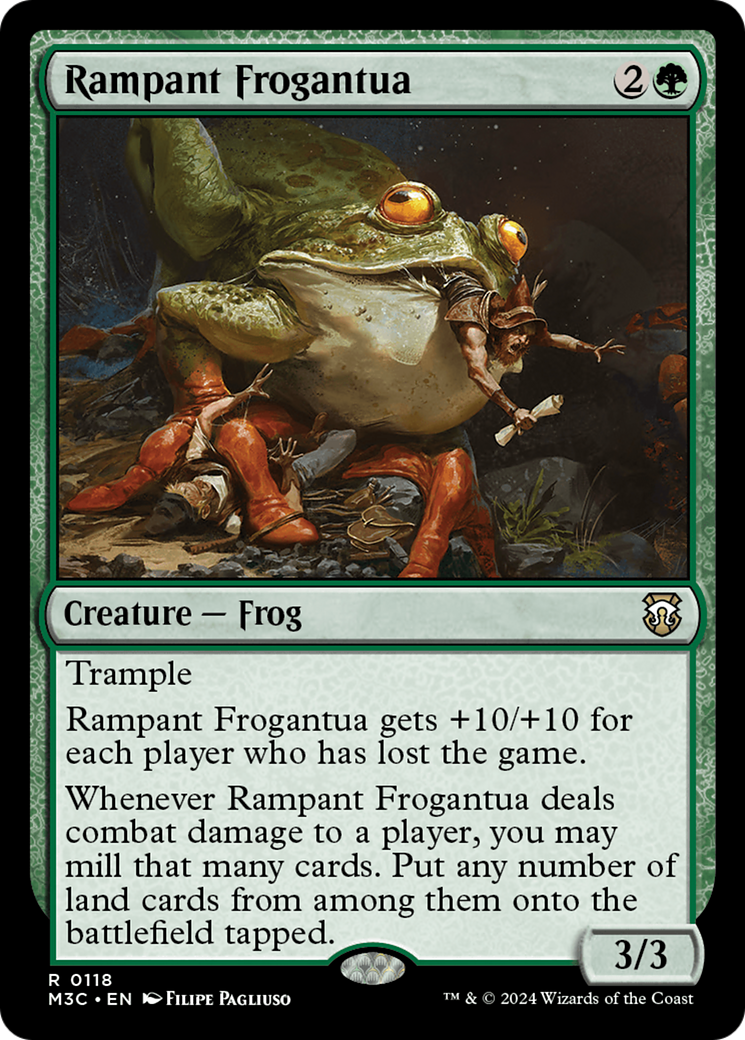 Image of Rampant Frogantua [Modern Horizons 3 Commander]