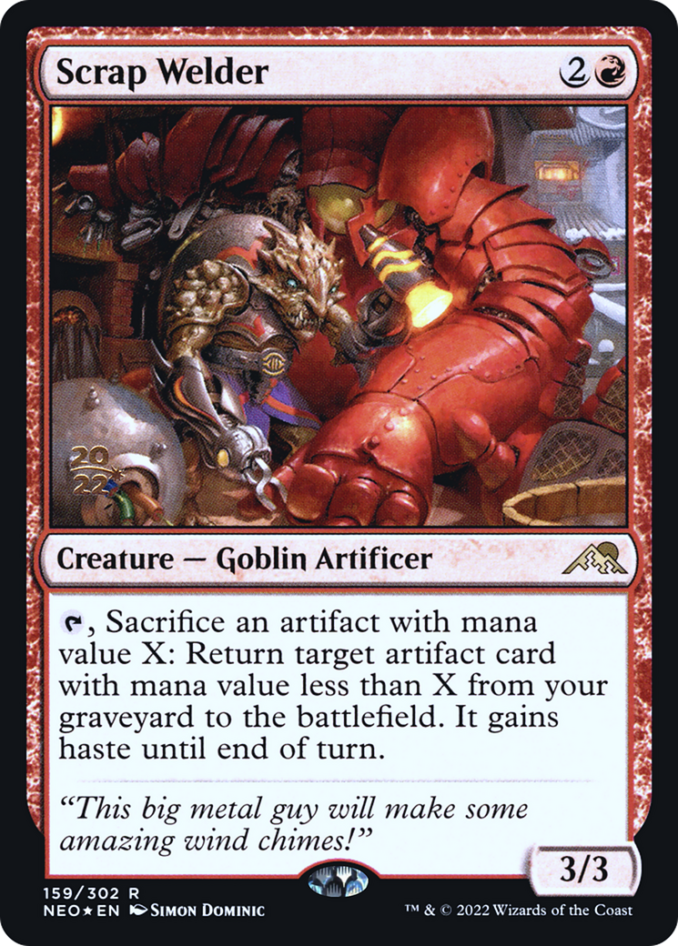 Image of Scrap Welder [Kamigawa: Neon Dynasty Prerelease Promos]
