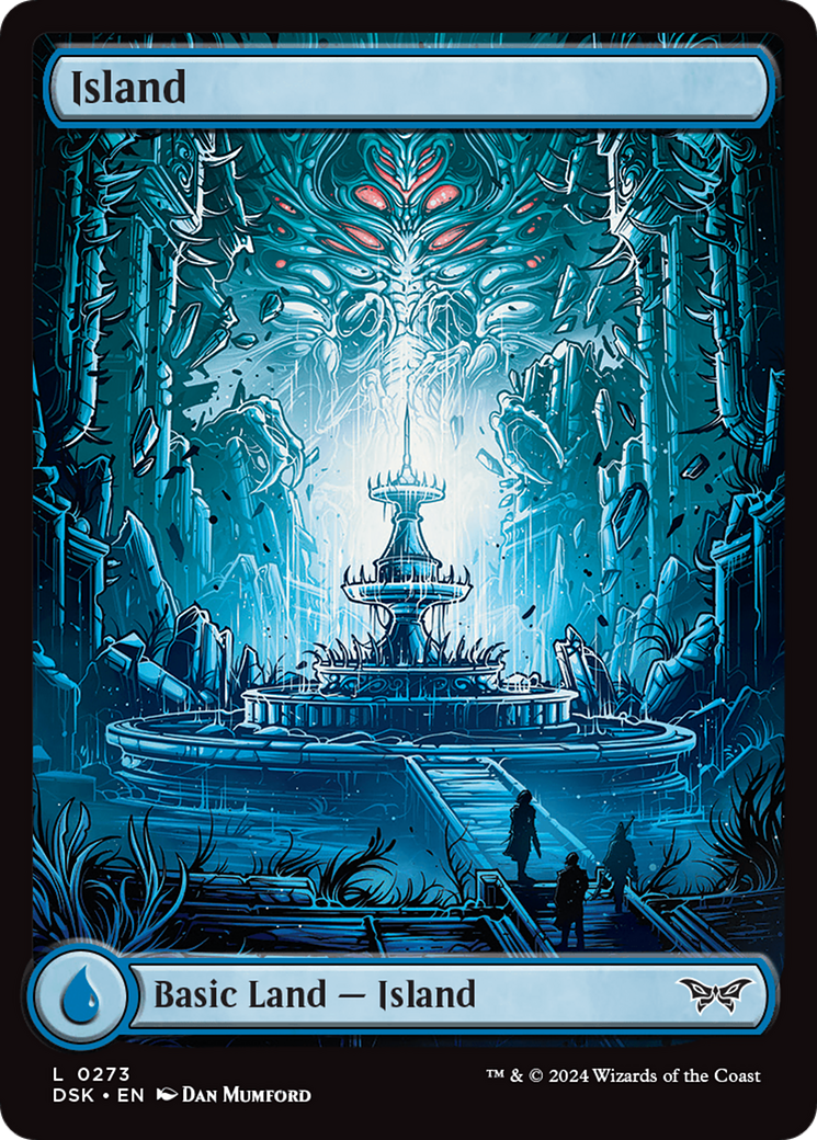 Image of Island (273) - Full Art [Duskmourn: House of Horror]
