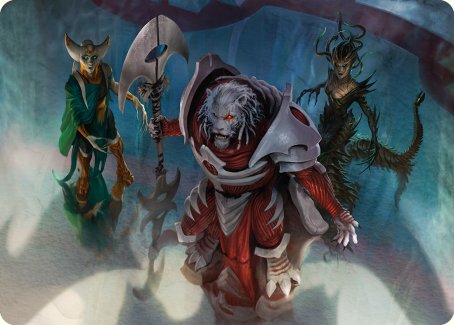 Image of Norn's Decree Art Card [Phyrexia: All Will Be One Art Series]