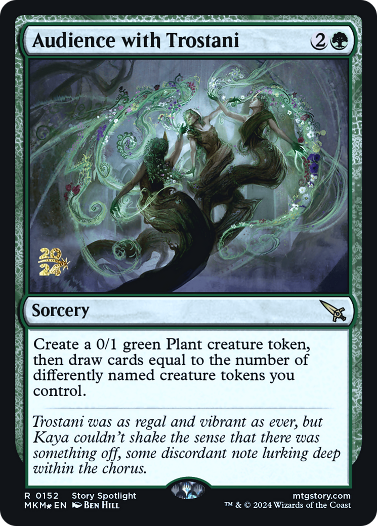 Image of Audience with Trostani [Murders at Karlov Manor Prerelease Promos]