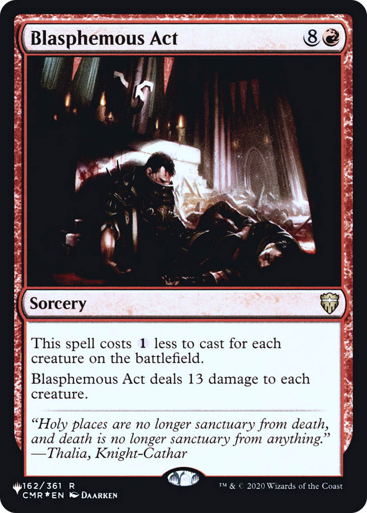 Image of Blasphemous Act [Secret Lair: Heads I Win, Tails You Lose]