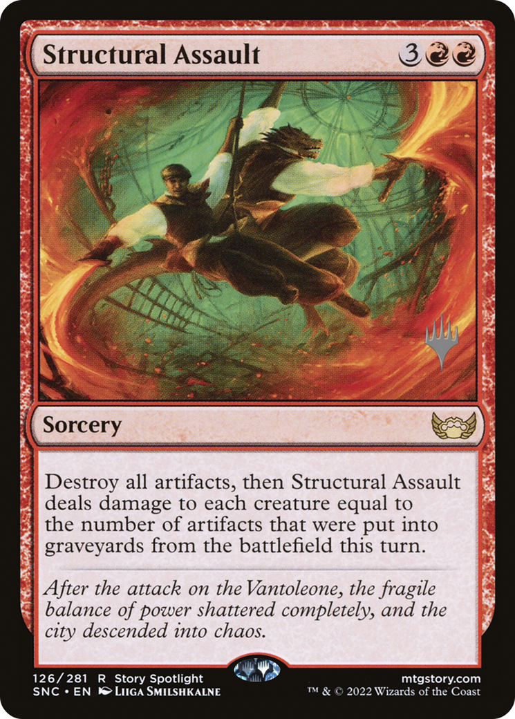 Image of Structural Assault (Promo Pack) [Streets of New Capenna Promos]