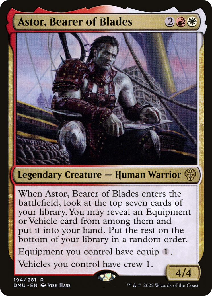 Image of Astor, Bearer of Blades [Dominaria United]