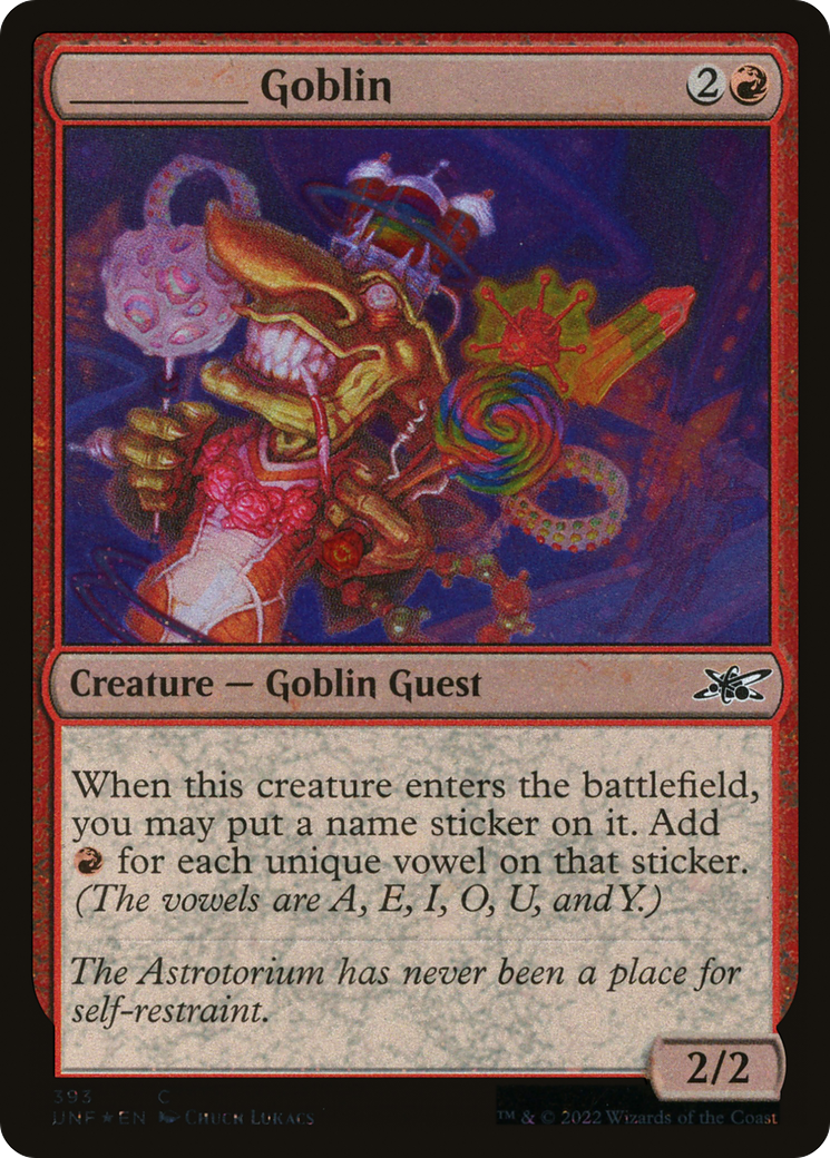 Image of _____ Goblin (Galaxy Foil) [Unfinity]