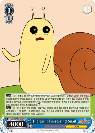 Image of The Lich: Possessing Snail (AT/WX02-092 C) [Adventure Time]