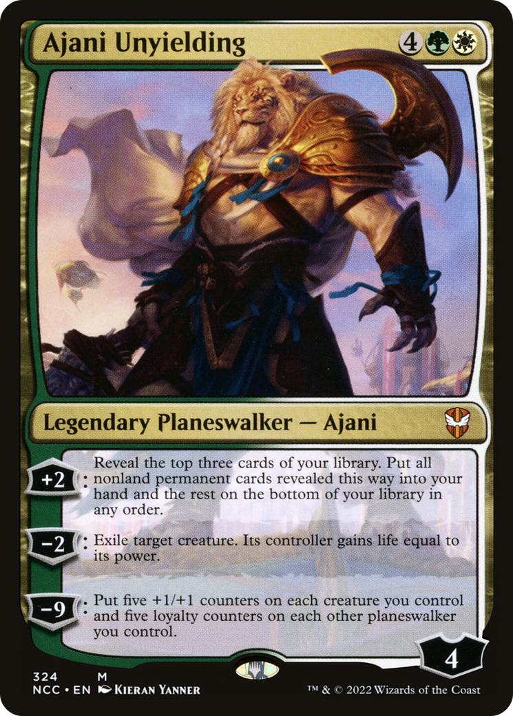 Image of Ajani Unyielding [Streets of New Capenna Commander]