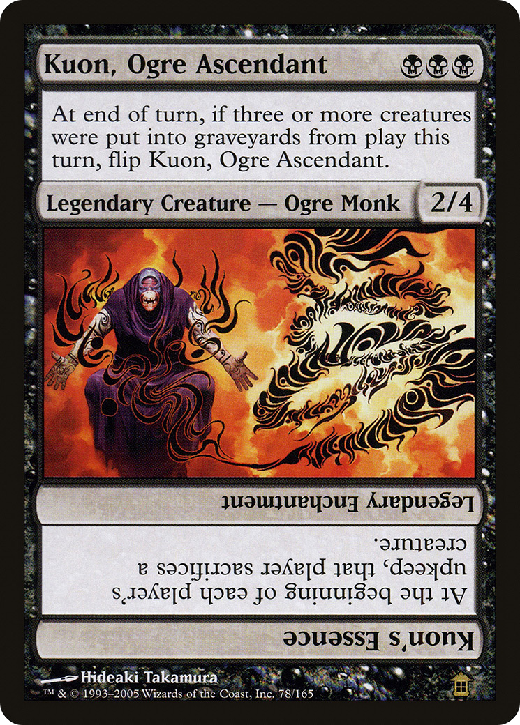 Image of Kuon, Ogre Ascendant // Kuon's Essence [Saviors of Kamigawa]