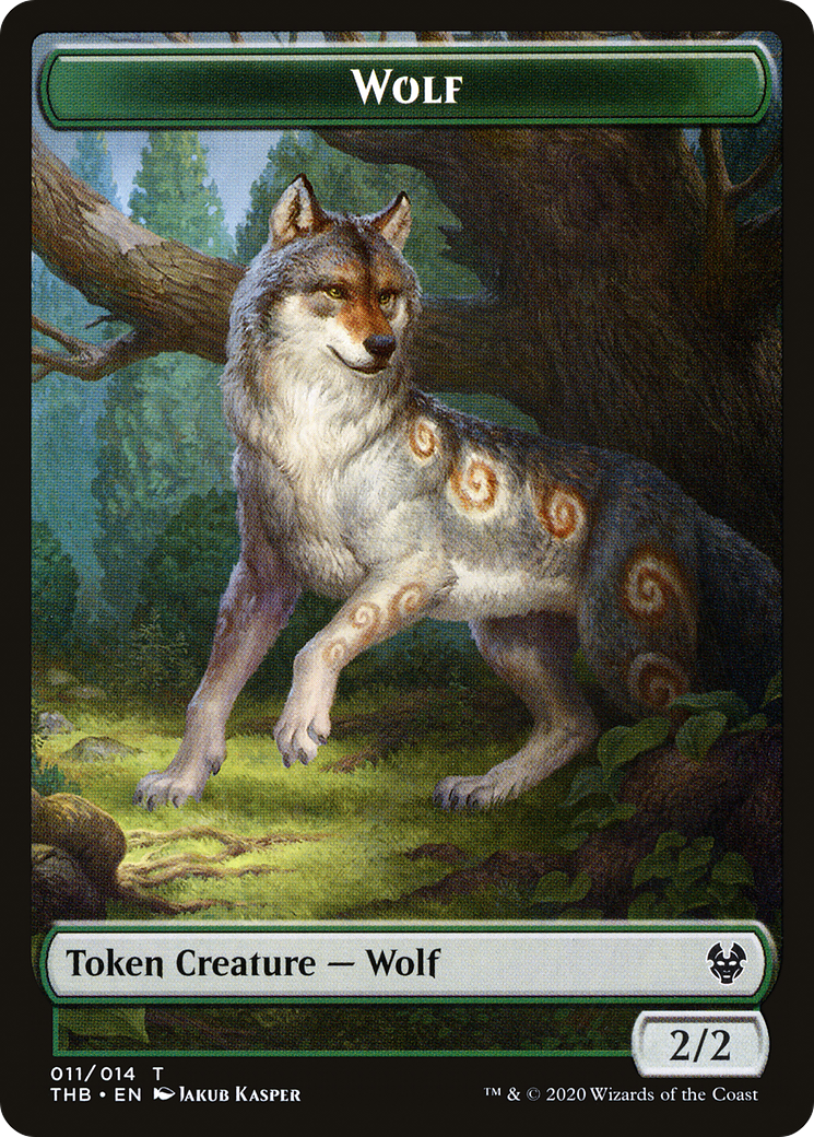 Image of Wolf Token [Theros Beyond Death Tokens]