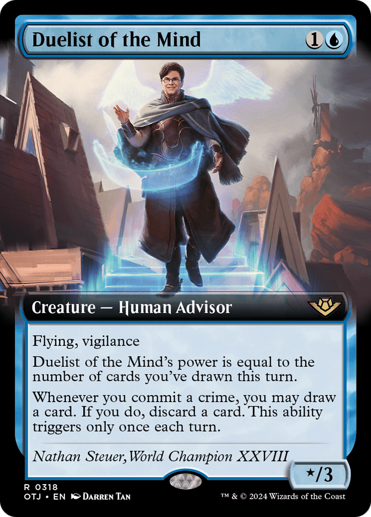 Image of Duelist of the Mind (Extended Art) [Outlaws of Thunder Junction]