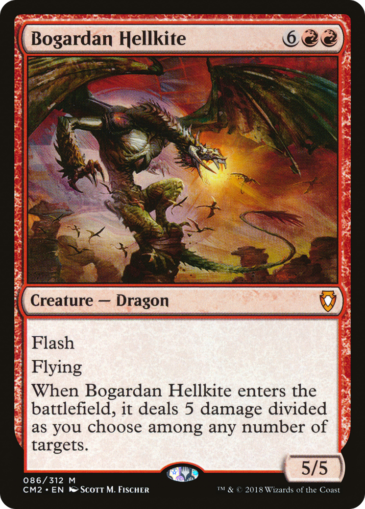 Image of Bogardan Hellkite [Commander Anthology Volume II]