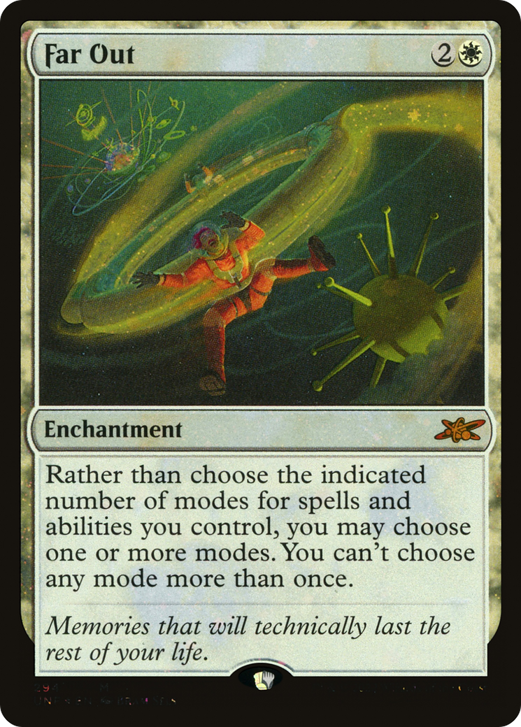Image of Far Out (Galaxy Foil) [Unfinity]