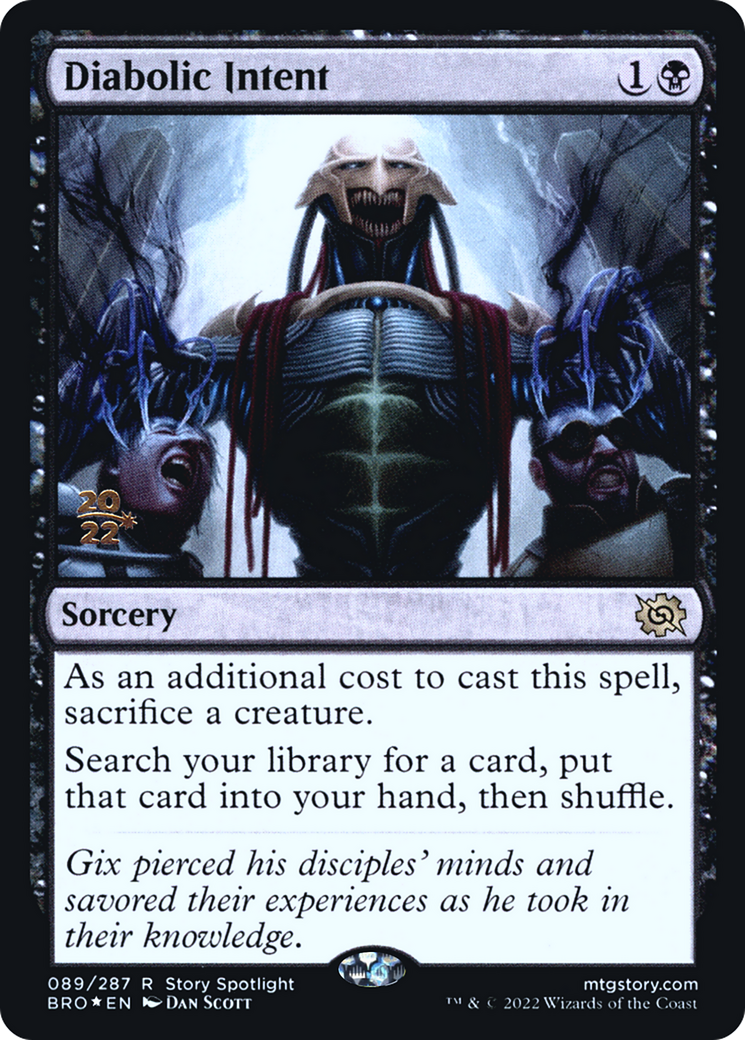Image of Diabolic Intent [The Brothers' War Prerelease Promos]
