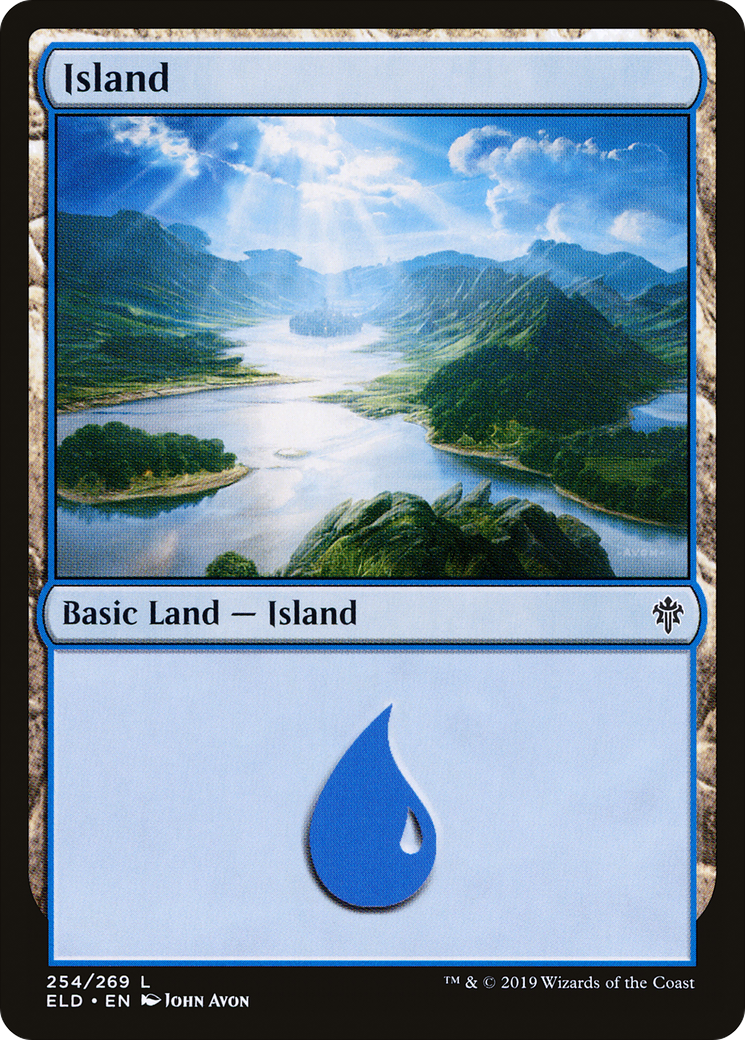 Image of Island (254) [Throne of Eldraine]