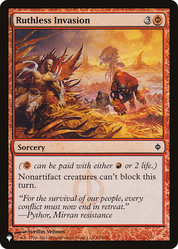 Image of Ruthless Invasion [The List]