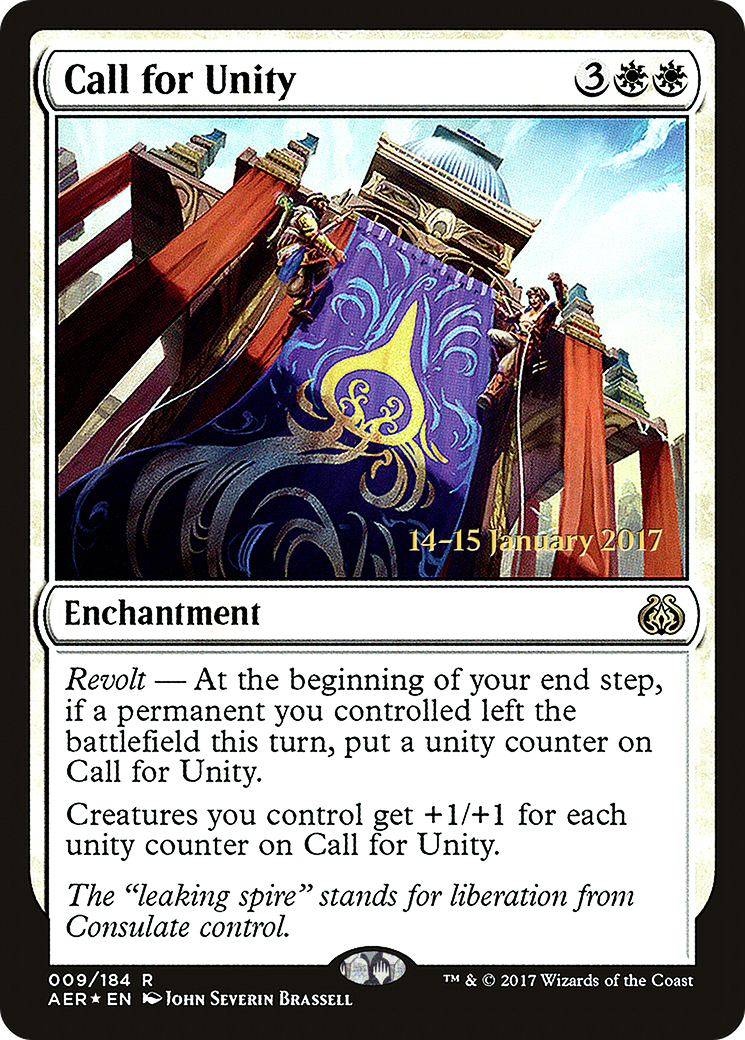 Image of Call for Unity [Aether Revolt Prerelease Promos]
