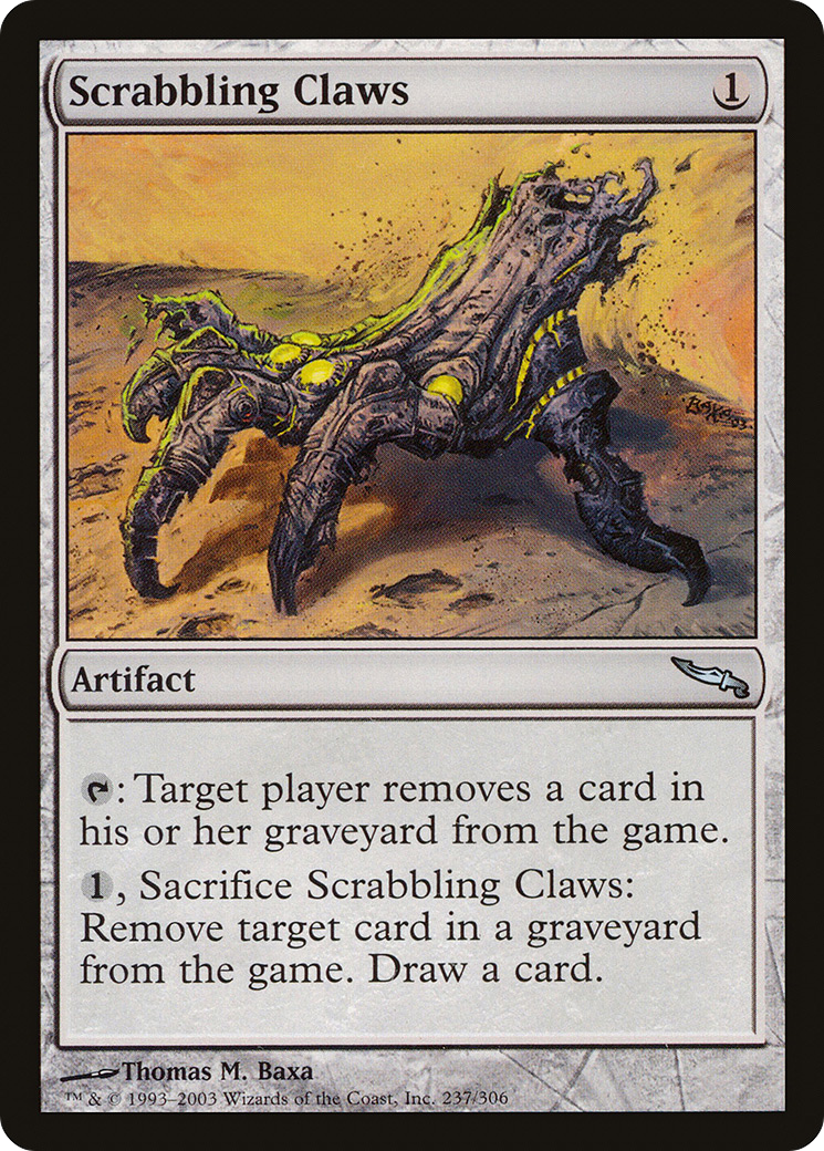 Image of Scrabbling Claws [Mirrodin]
