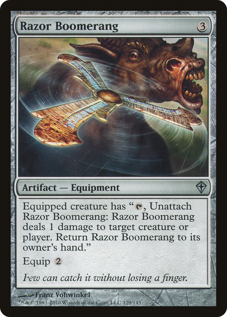 Image of Razor Boomerang [Worldwake]