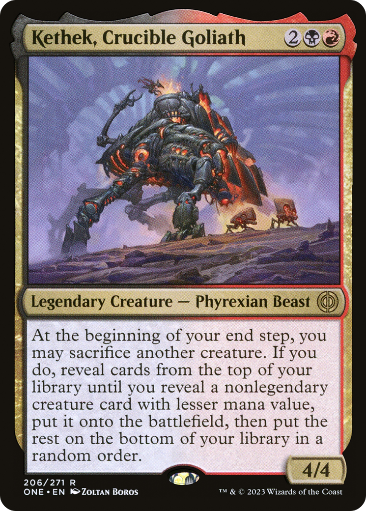 Image of Kethek, Crucible Goliath [Phyrexia: All Will Be One]