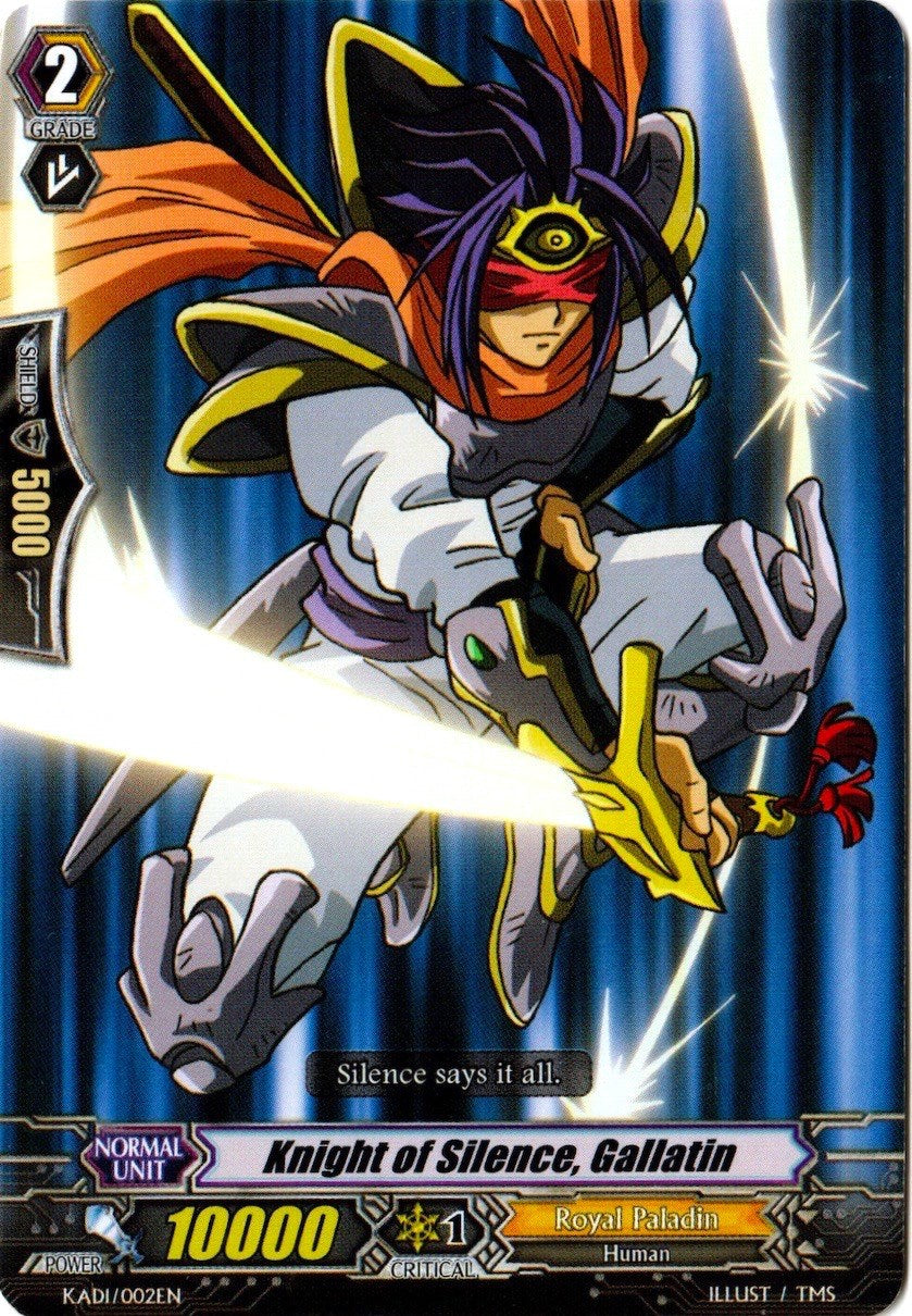 Image of Knight of Silence, Gallatin (KAD1/002EN) [Kero Kero Ace Pack]