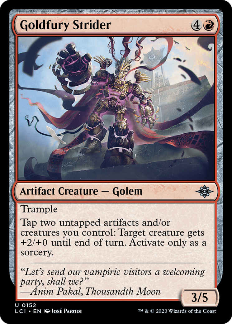 Image of Goldfury Strider [The Lost Caverns of Ixalan]