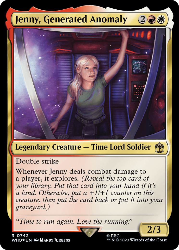 Image of Jenny, Generated Anomaly (Surge Foil) [Doctor Who]