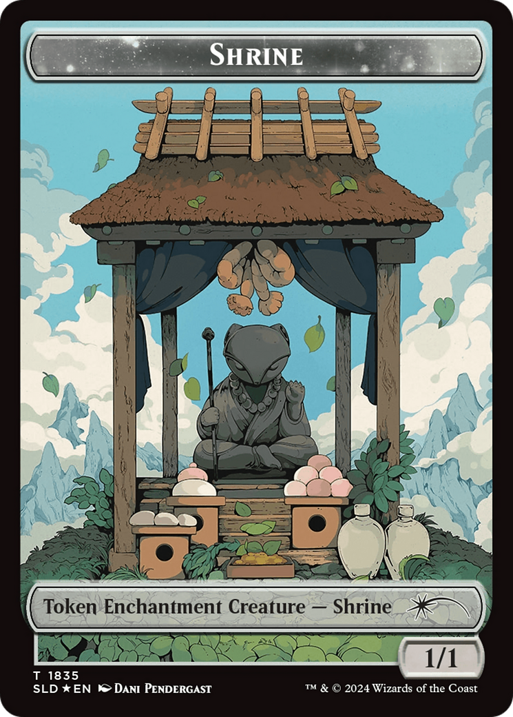 Image of Shrine Token (Rainbow Foil) [Secret Lair: From Cute to Brute Tokens]