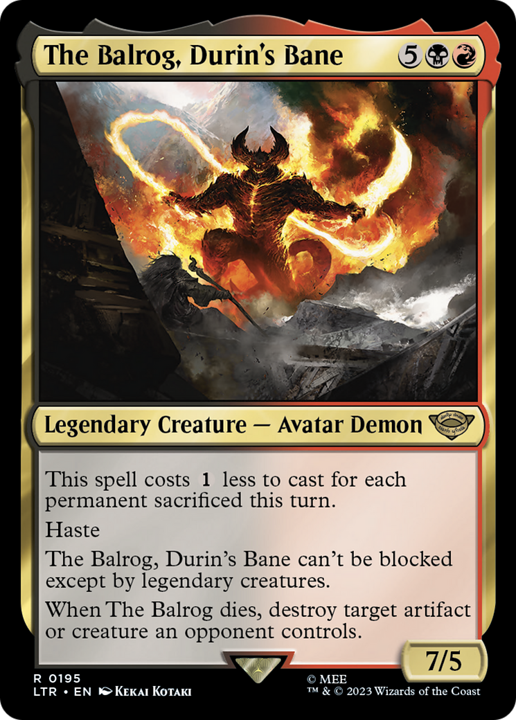 Image of The Balrog, Durin's Bane [The Lord of the Rings: Tales of Middle-Earth]