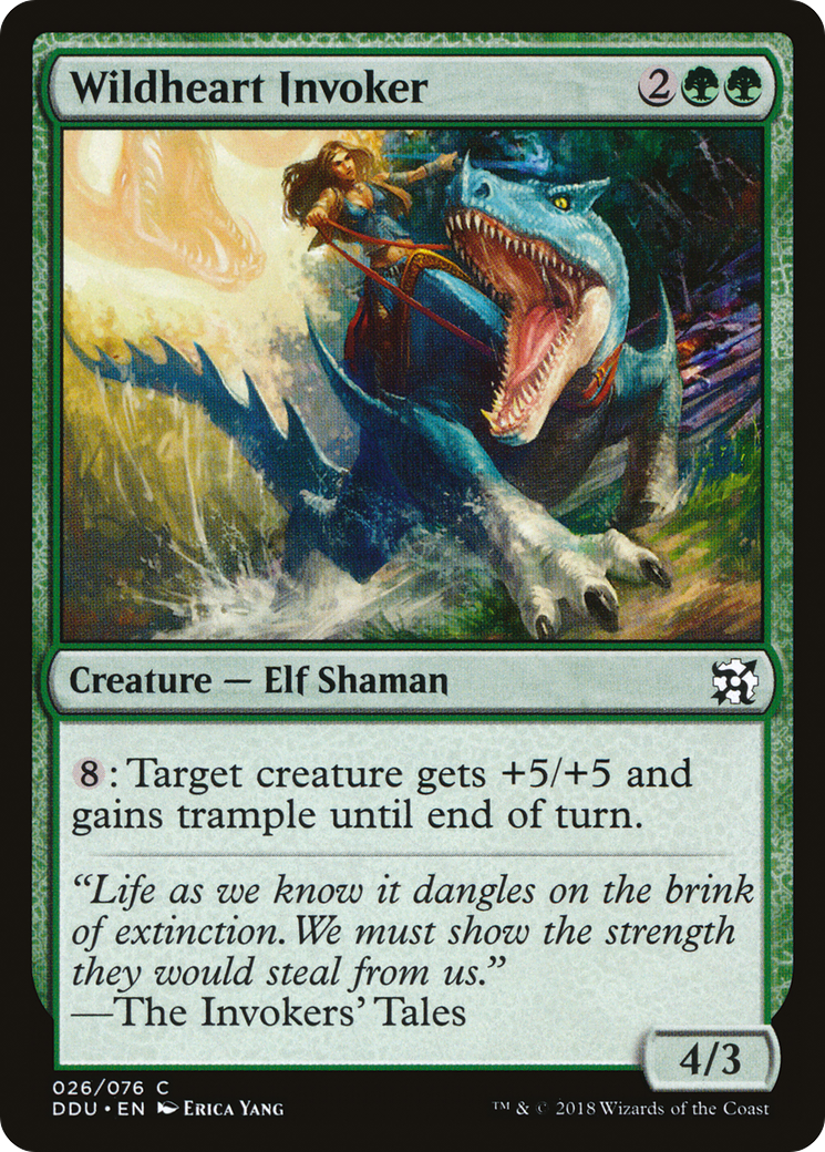 Image of Wildheart Invoker [Duel Decks: Elves vs. Inventors]