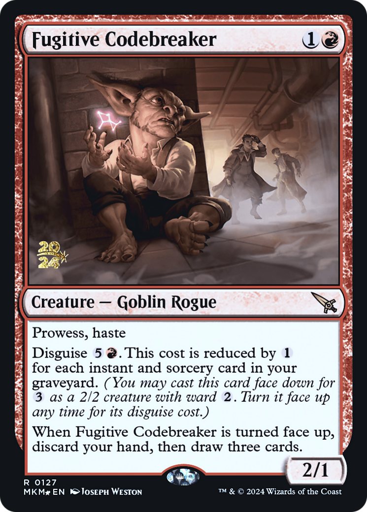 Image of Fugitive Codebreaker [Murders at Karlov Manor Prerelease Promos]