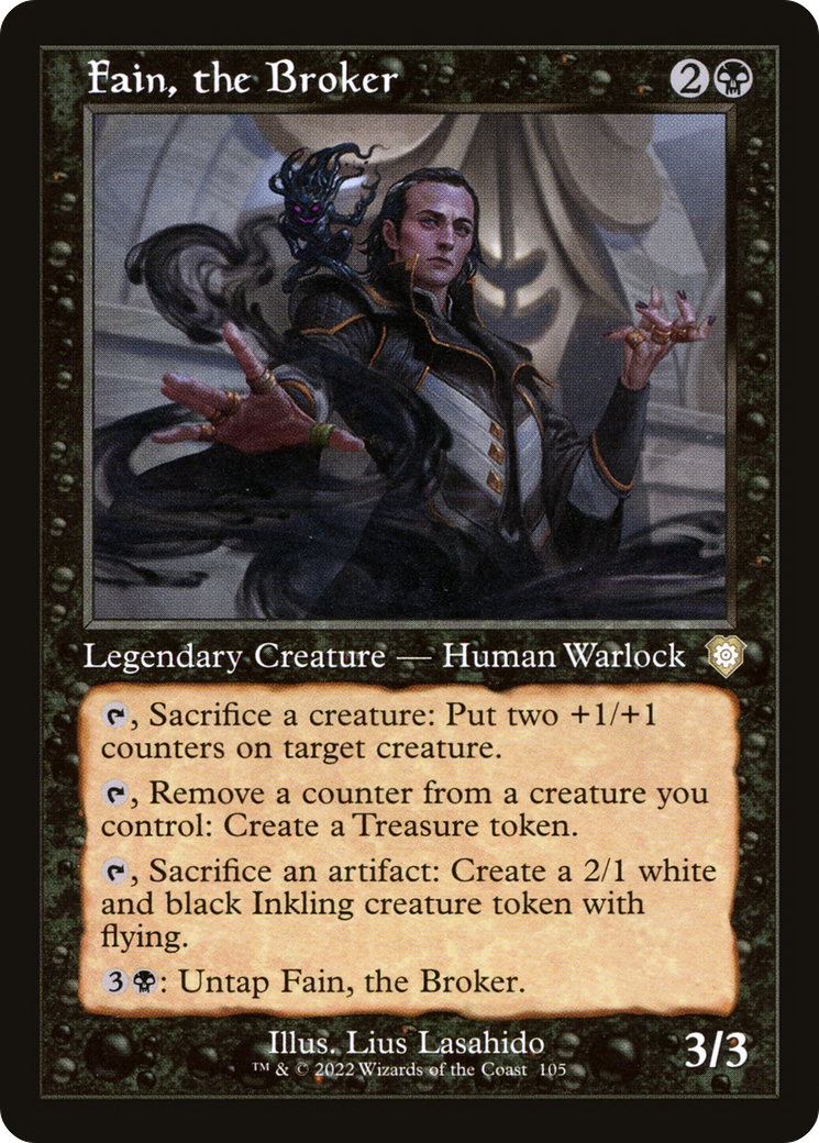 Image of Fain, the Broker (Retro) [The Brothers' War Commander]