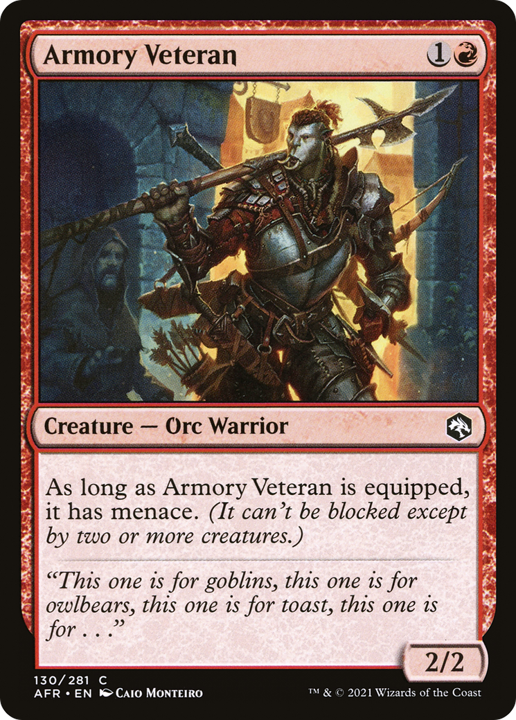 Image of Armory Veteran [Dungeons & Dragons: Adventures in the Forgotten Realms]