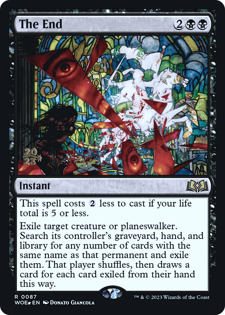 Image of The End [Wilds of Eldraine Prerelease Promos]