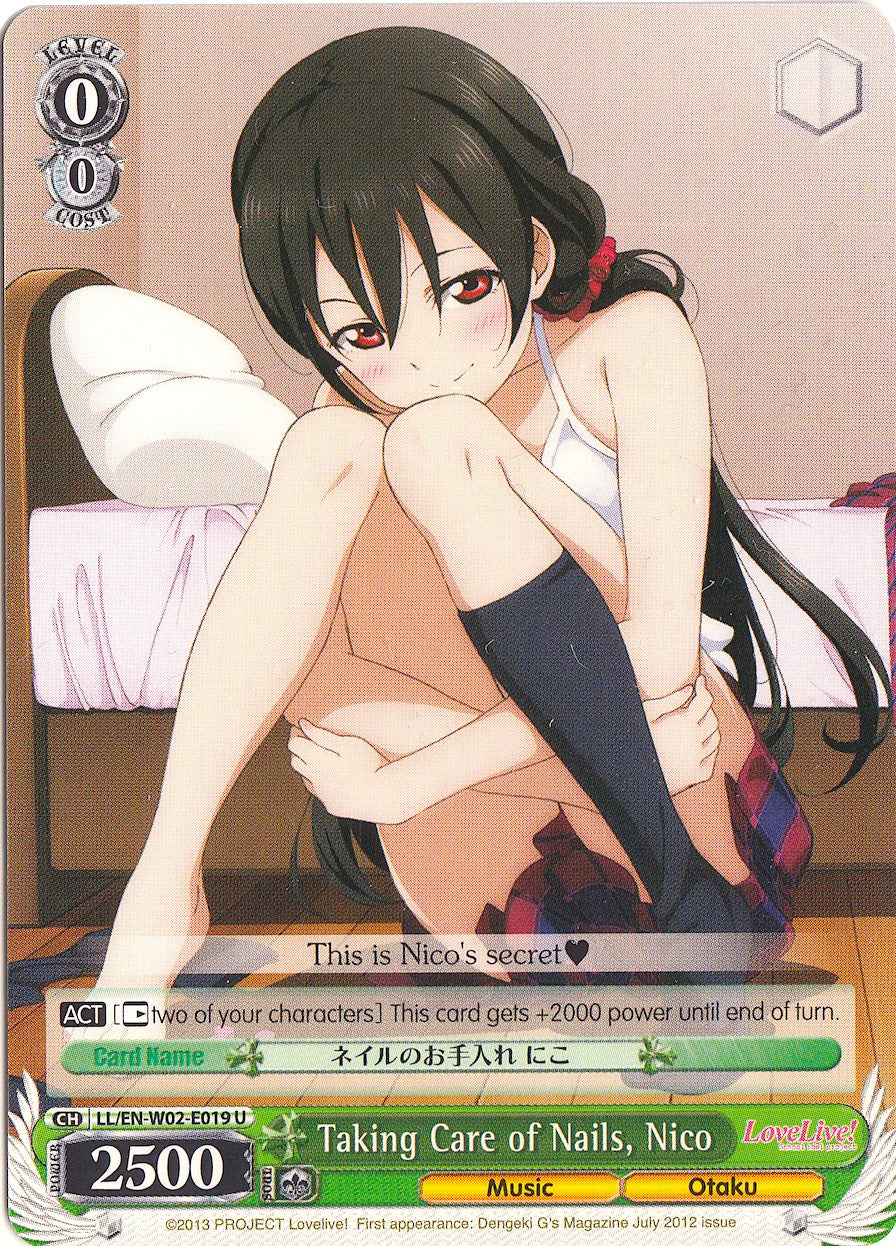 Image of Taking Care of Nails, Nico (LL/EN-W02-E019 U) [Love Live! DX Vol.2]