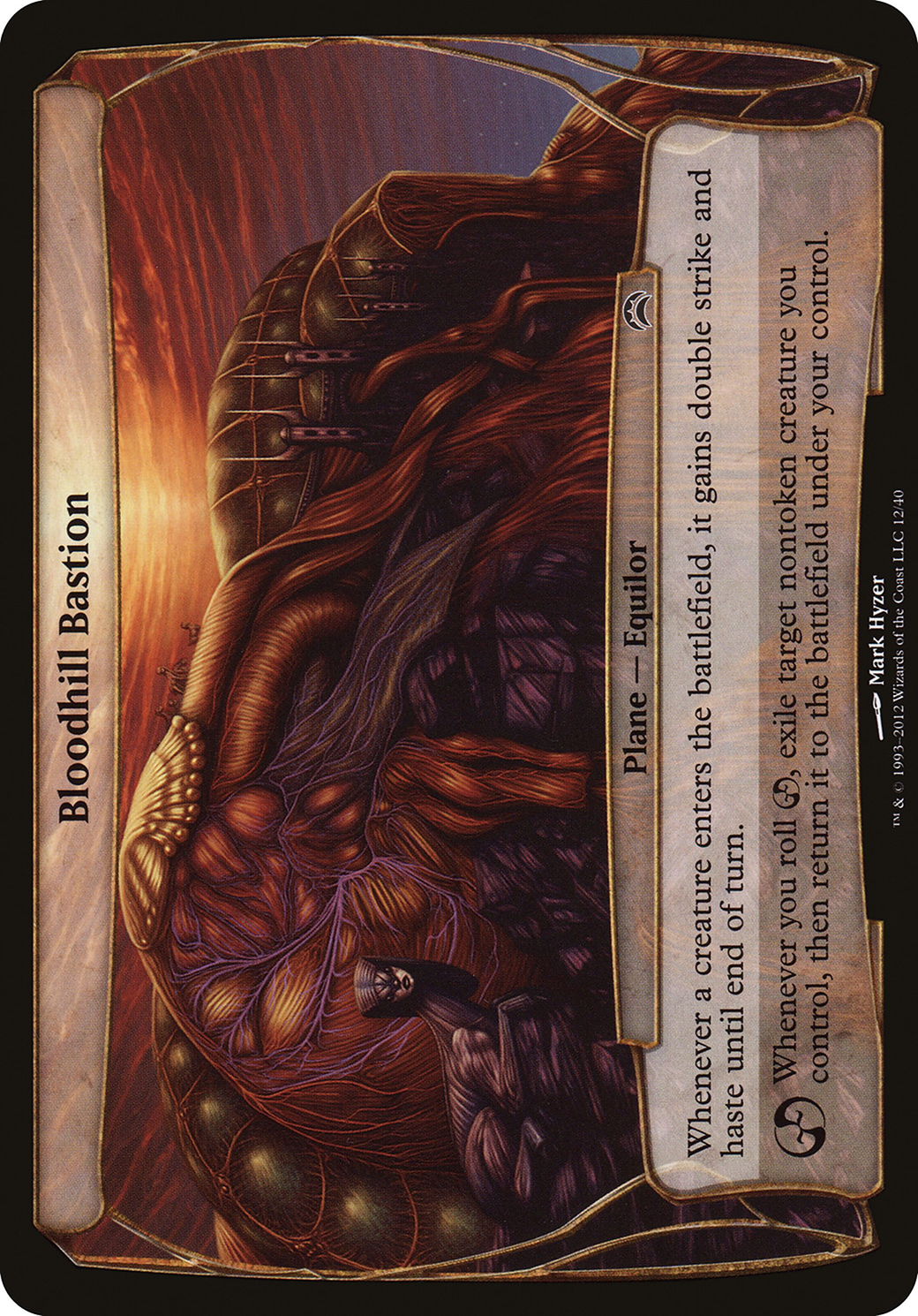 Image of Bloodhill Bastion (Planes) [Planechase 2012 Planes]